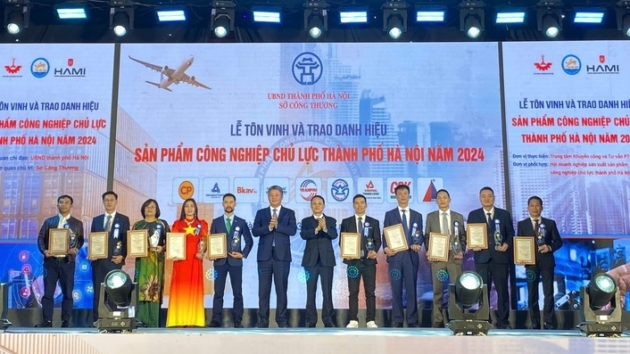 Hà Nội tôn vinh 36 sản phẩm công nghiệp chủ lực năm 2024