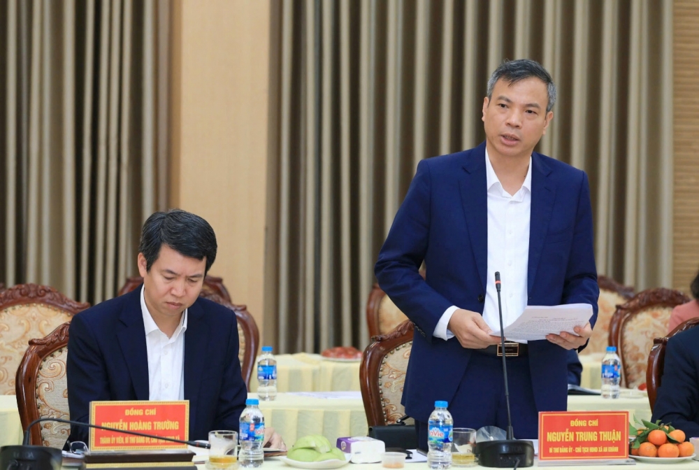 Đoàn giám sát số 07 của Ban Thường vụ Thành ủy Hà Nội làm việc với xã Hoài Đức, An Khánh Đoàn giám sát số 07 của Ban Thường vụ Thành ủy Hà Nội làm việc với xã Hoài Đức, An Khánh