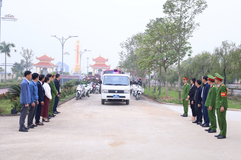 Xã Hoa Lộc cao điểm tấn công, trấn áp tội phạm, bảo vệ các sự kiện lớn của đất nước