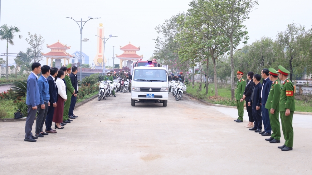 Xã Hoa Lộc cao điểm tấn công, trấn áp tội phạm, bảo vệ các sự kiện lớn của đất nước