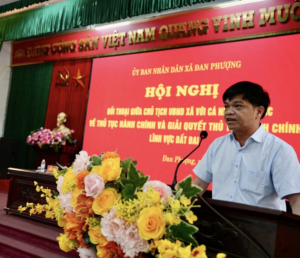 Chính quyền xã Đan Phượng : Lắng nghe Nhân dân, nâng cao hiệu quả quản lý đất đai Chính quyền xã Đan Phượng : Lắng nghe Nhân dân, nâng cao hiệu quả quản lý đất đai