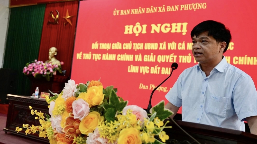 Chính quyền xã Đan Phượng : Lắng nghe Nhân dân, nâng cao hiệu quả quản lý đất đai