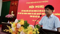 Chính quyền xã Đan Phượng : Lắng nghe Nhân dân, nâng cao hiệu quả quản lý đất đai