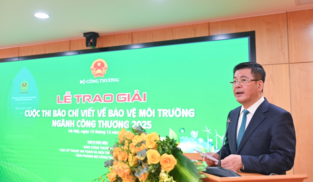 Báo Tuổi trẻ Thủ đô đoạt giải A Giải báo chí viết về môi trường ngành Công thương 2025 Báo Tuổi trẻ Thủ đô đoạt giải A Giải báo chí viết về môi trường ngành Công thương 2025