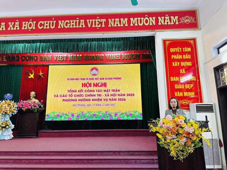 Mặt trận xã Đan Phượng: Khẳng định vai trò nòng cốt trong khối đại đoàn kết toàn dân