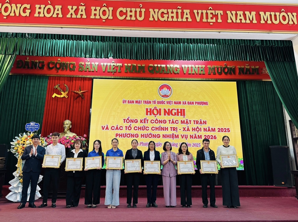 Mặt trận xã Đan Phượng: Khẳng định vai trò nòng cốt trong khối đại đoàn kết toàn dân