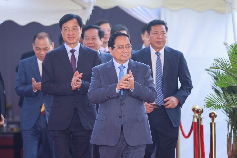 Thủ tướng Phạm Minh Chính và Chủ tịch Quốc hội dự khởi công 2 siêu dự án tại Hà Nội Thủ tướng Phạm Minh Chính và Chủ tịch Quốc hội dự khởi công 2 siêu dự án tại Hà Nội