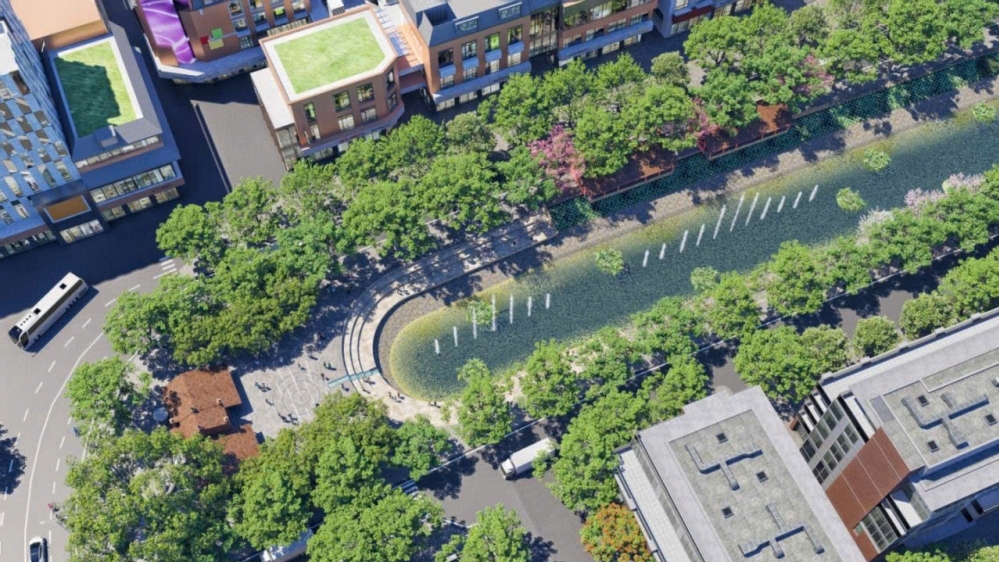 Có gì tại dự án Công viên dọc sông Tô Lịch?