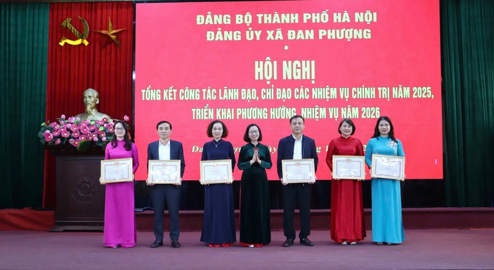 Xã Đan Phượng: Chú trọng 3 khâu đột phá chiến lược để bứt phá năm 2026