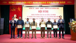 xa duong hoa khen thuong cac ca nhan trong cong tac gpmb du an giao thong trong diem