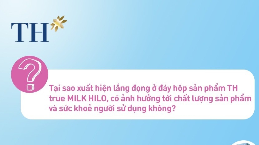 Một số đặc tính tự nhiên của sản phẩm TH true Milk HILO