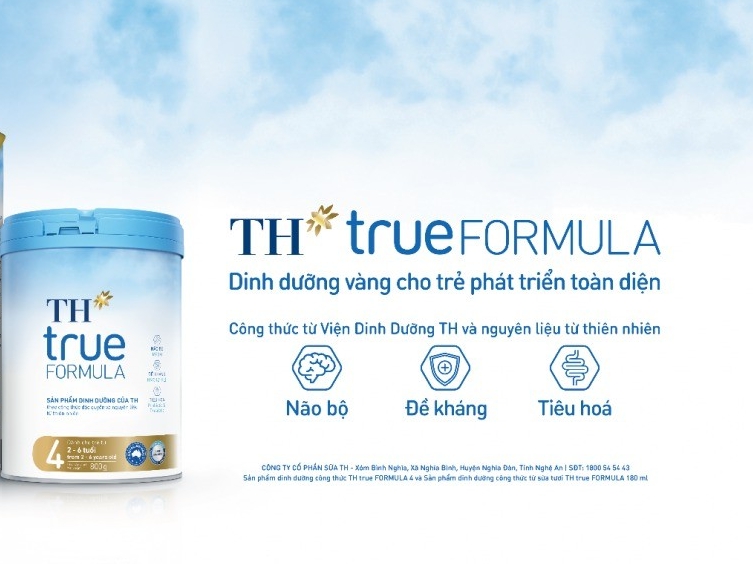 Ra mắt sản phẩm dinh dưỡng công thức từ sữa tươi TH True Formula