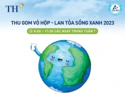 Cùng TH “thu gom vỏ hộp, lan tỏa sống xanh 2023”
