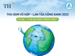 Cùng TH “thu gom vỏ hộp, lan tỏa sống xanh 2023”