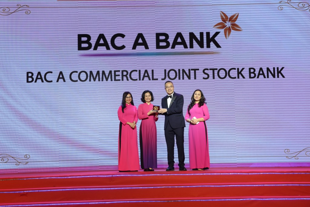 Với một trong năm giá trị cốt lõi “Vì Con người”, BAC A BANK đã vinh dự được công nhận là “Doanh nghiệp Quan tâm Chăm sóc Nhân viên tuyệt vời nhất”.