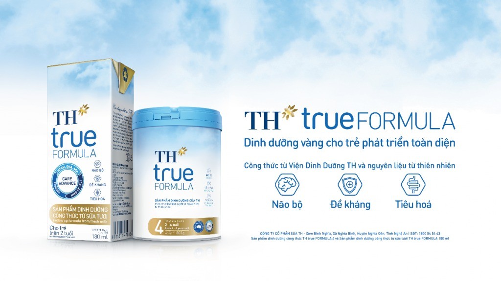 Ra mắt sản phẩm dinh dưỡng công thức từ sữa tươi TH True Formula