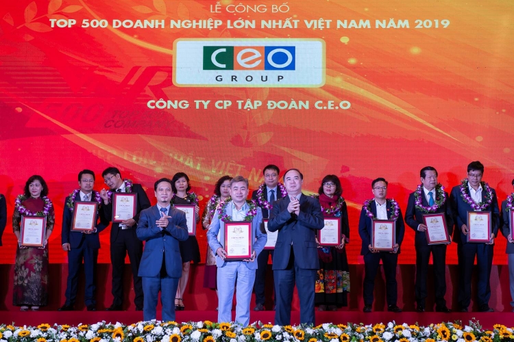 Tăng trưởng ấn tượng, Tập đoàn CEO được vinh danh tại vị trí 264 trong bảng xếp hạng 500 doanh nghiệp tư nhân lớn nhất Việt Nam