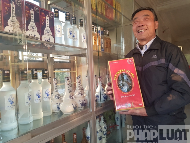 Mỹ tửu lừng danh - rượu làng Vân my tuu lung danh ruou lang van