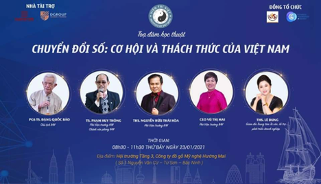 toạ đàm học thuật: Chuyển đổi số, cơ hội và thách thức của Việt Nam