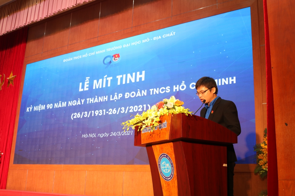 Bí thư Đoàn trường Đại học Mỏ - Địa chất Nguyễn Thanh Tuấn