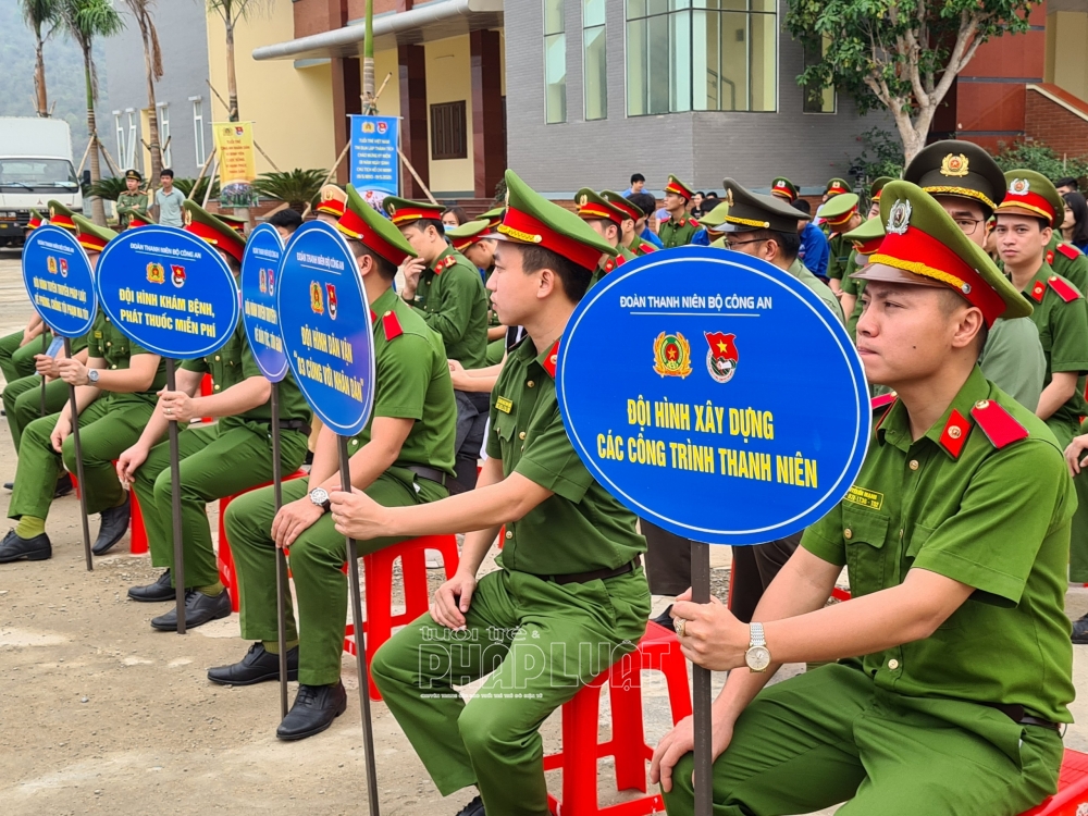 Đoàn thanh niên Bộ Công an đã có nhiều hoạt động xã hội, nghĩa tình