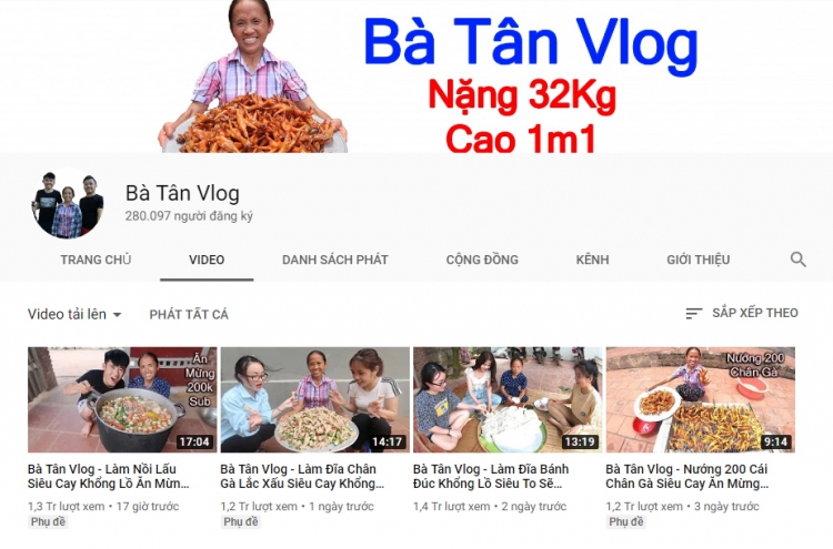 Cụ bà nông dân làm náo loạn cộng đồng YouTube