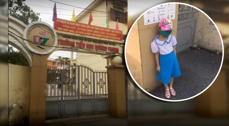 Nhà trường lên tiếng vụ bé lớp 1 đứng ở cổng trường giữa trưa nắng vì đi học sớm