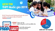 [Infographic] Lịch thi THPT Quốc gia năm 2019