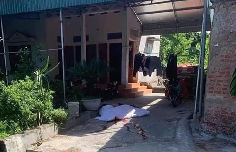 Hiện trường vụ án mạng khiến 3 người ở Quỳnh Phụ, Thái Bình tử vong