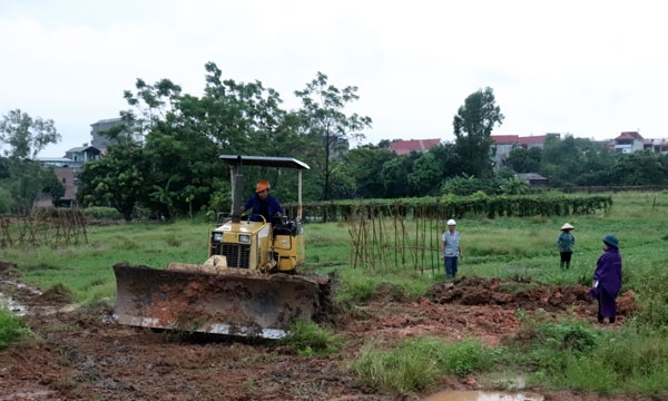 thành phố Vĩnh Yên tổ chức cưỡng chế dự án khu đất dịch vụ phường Tích Sơn đối với 17 hộ dân vào ngày 2/7