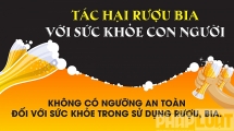 Những tác hại đáng sợ của rượu, bia tới sức khỏe con người