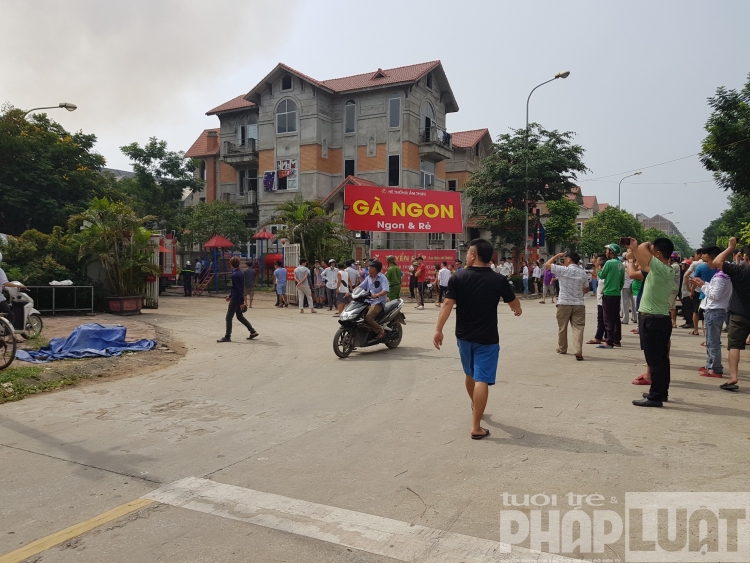 Cháy quán thuộc hệ thống “gà ngon” khu đô thị liền kề Geleximco