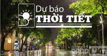 Dự báo thời tiết 29/8: Đêm có mưa rào và dông vài nơi, ngày nắng