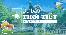Dự báo thời tiết Hà Nội ngày cuối tuần 7/9: Sáng nắng, chiều mưa rào rải rác