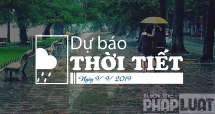 Dự báo thời tiết 9/9: Thủ đô Hà Nội chiều tối và đêm có mưa rào và dông rải rác