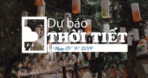 Dự báo thời tiết Tết Trung thu 13/9: Hà Nội đêm có mưa rào và dông vài nơi, ngày nắng