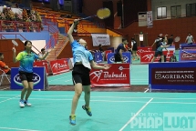 Kịch tính trận chung kết đôi nữ dưới 18 tuổi tranh cúp báo Tuổi trẻ Thủ đô năm 2019