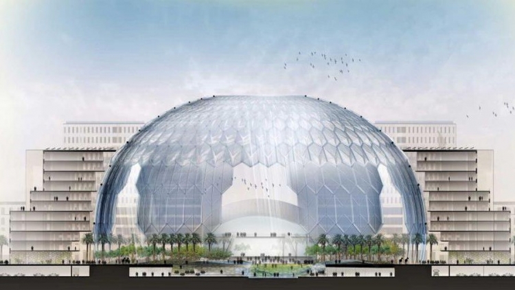 Màn chiếu 360 độ lớn nhất thế giới ở Dubai