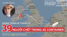 Hành trình bi thảm của 39 thi thể đông cứng trong xe container