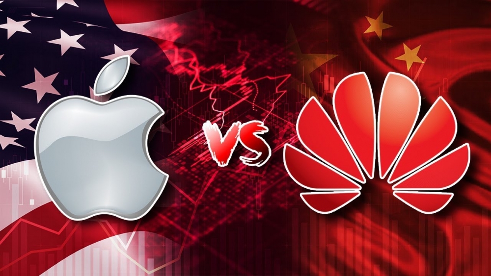 Quý II năm nay, Huawei chiếm 46% doanh số bán hàng tại Trung Quốc trong khi Apple chỉ chiếm khoảng 9% thị trường