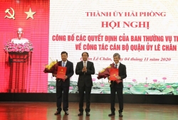 hai phong dieu chuyen bo nhiem hang loat lanh dao cap so quan