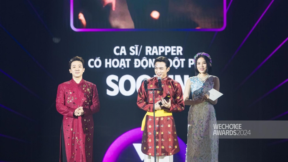 Soobin Hoàng Sơn thắng lớn tại WeChoice Awards 2024