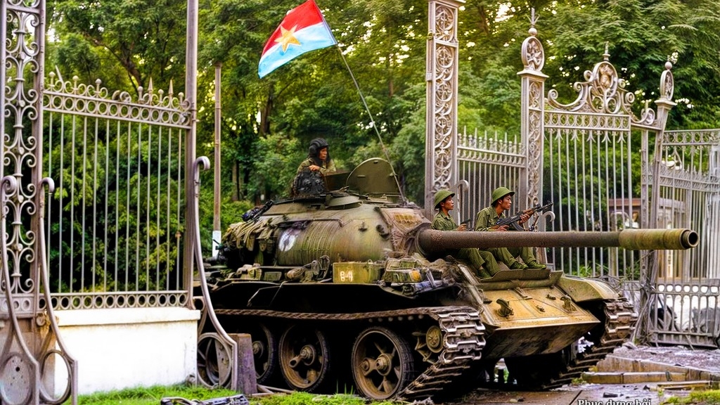 Những người trẻ làm sống dậy hình ảnh lịch sử ngày Giải phóng