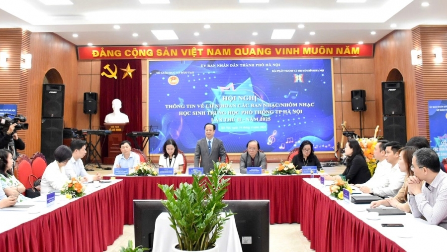 37 đội tham gia liên hoan ban, nhóm nhạc học sinh TP Hà Nội lần thứ 2