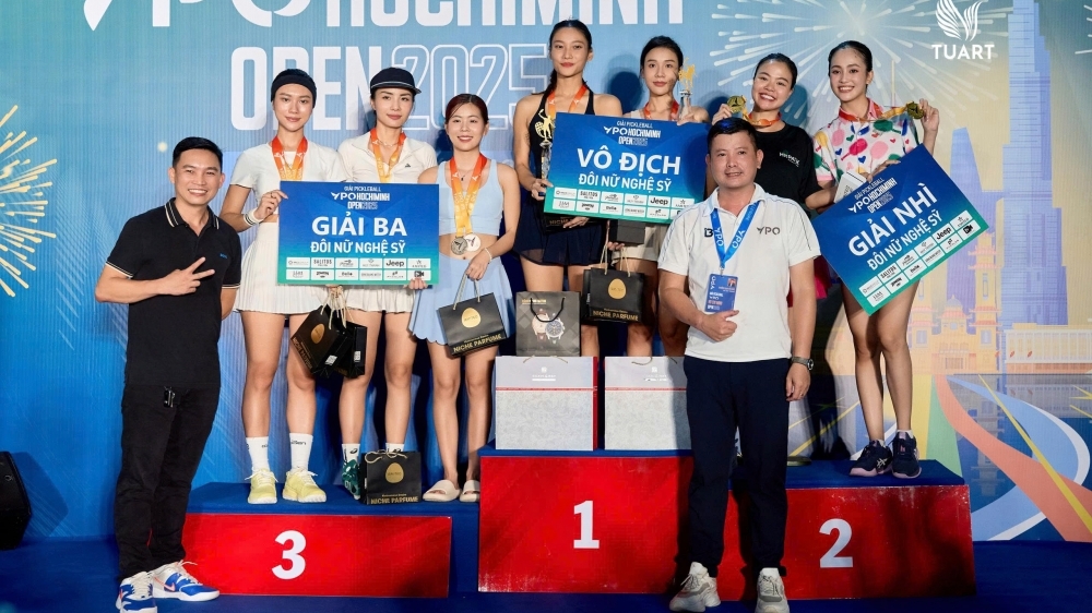 Dàn sao Việt có mặt tại Giải Pickleball VPO Hồ Chí Minh Open 2025