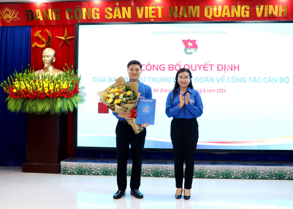 Đồng chí Nguyễn Hải Dương trở thành tân Bí thư Tỉnh đoàn Hà Giang
