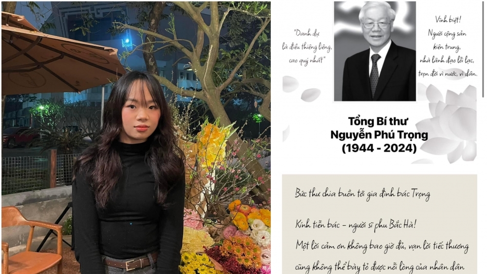 Người trẻ xúc động tiễn biệt Tổng Bí thư Nguyễn Phú Trọng qua sổ tang điện tử