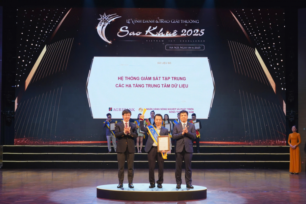 6 hệ thống công nghệ, sản phẩm dịch vụ Agribank xuất sắc được công nhận “Giải thưởng Sao Khuê 2025”