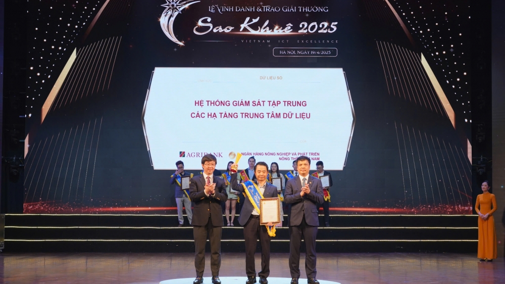 6 hệ thống công nghệ, sản phẩm dịch vụ Agribank xuất sắc được công nhận “Giải thưởng Sao Khuê 2025”