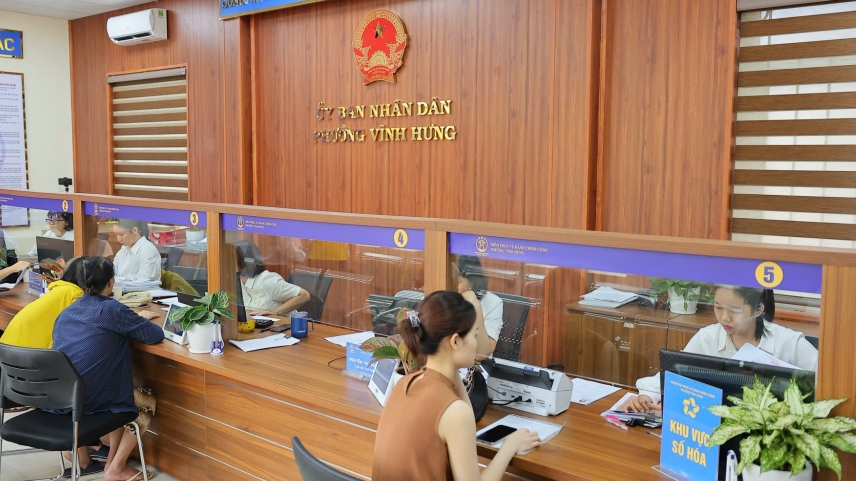 Phường Vĩnh Hưng tháo gỡ “điểm nghẽn” cấp sổ đỏ và quản lý đô thị